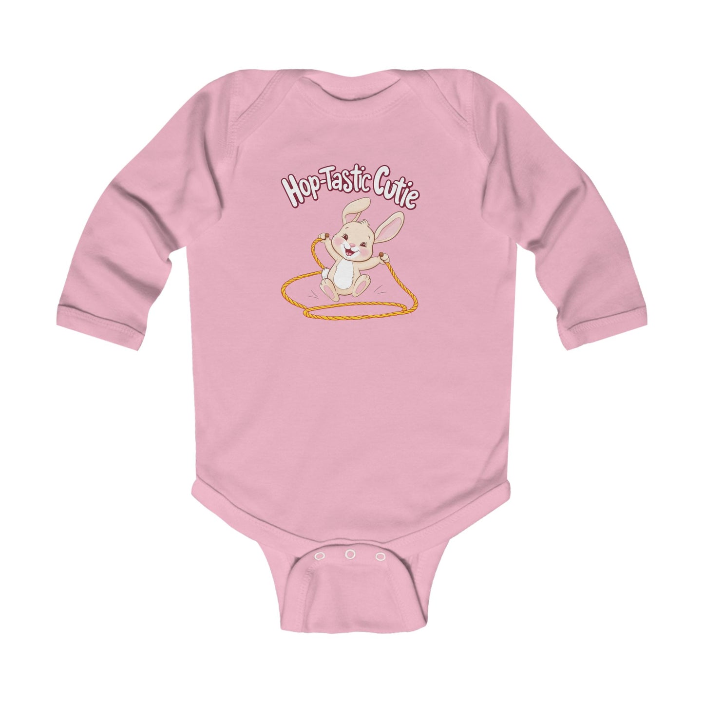 Hop-Tastic Cutie Infant Long Sleeve Bodysuit