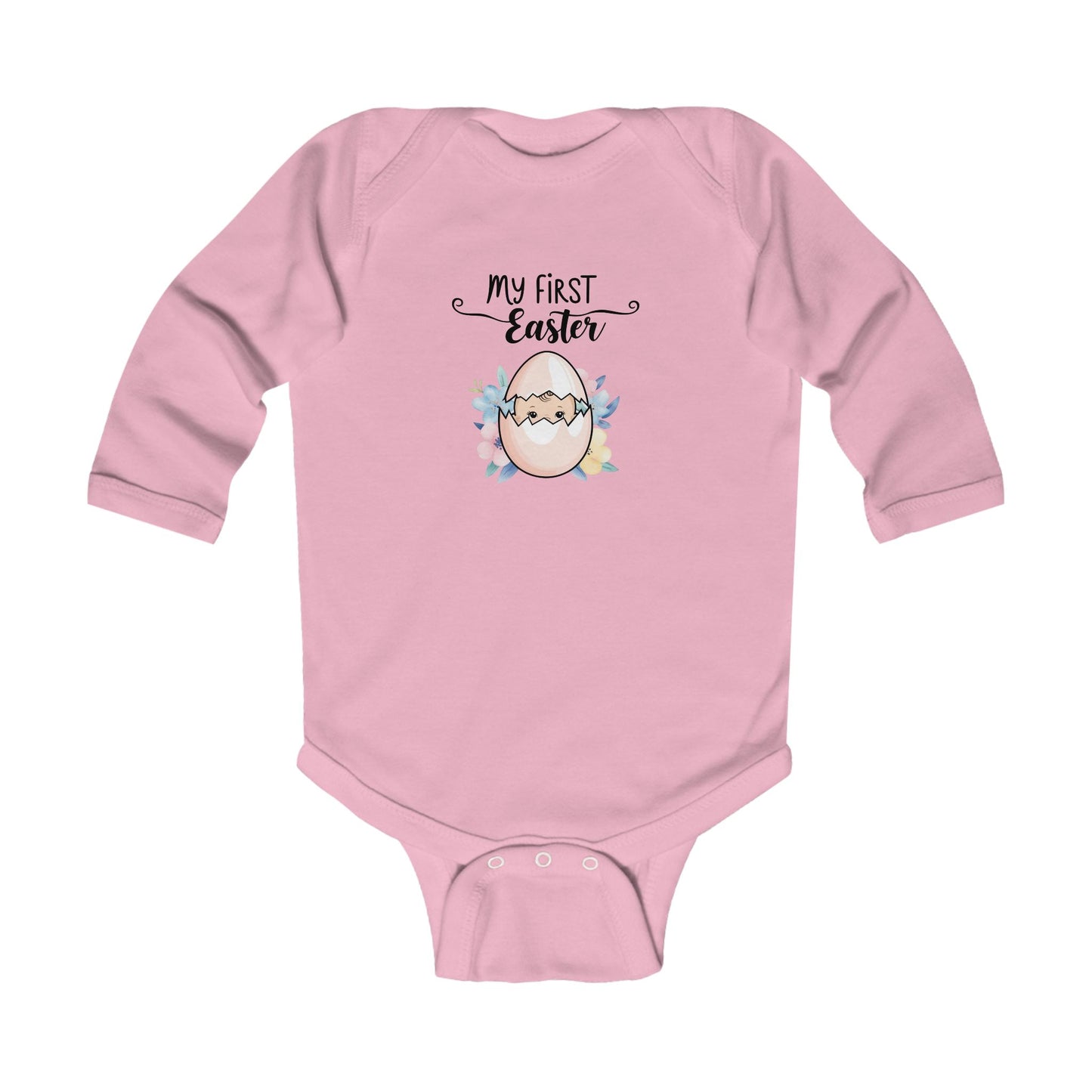 My First Easter Infant Long Sleeve Bodysuit - Cute Baby Gift for Easter Celebrations
