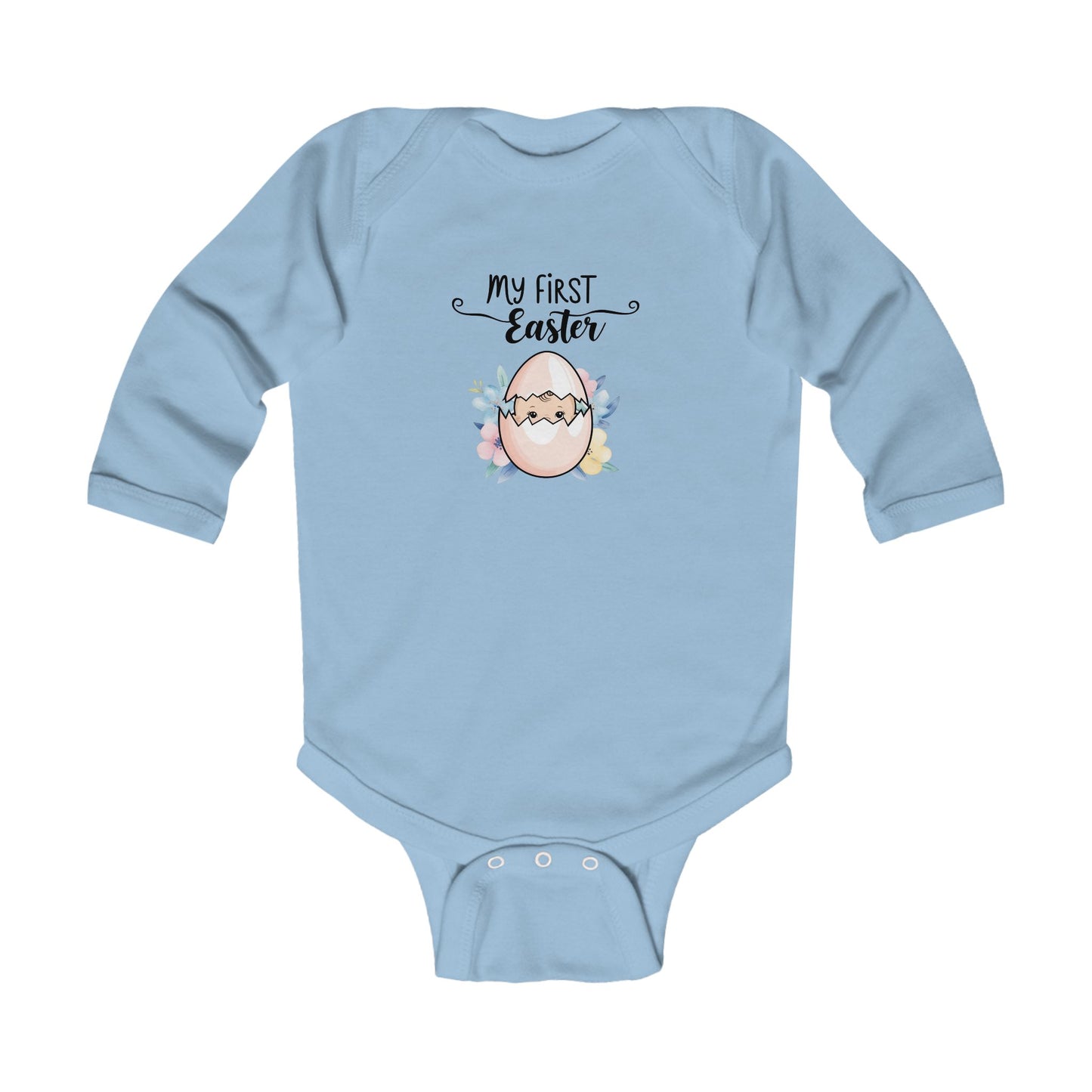 My First Easter Infant Long Sleeve Bodysuit - Cute Baby Gift for Easter Celebrations