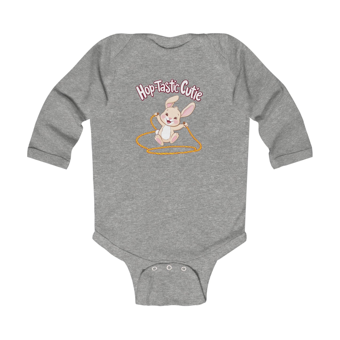 Hop-Tastic Cutie Infant Long Sleeve Bodysuit