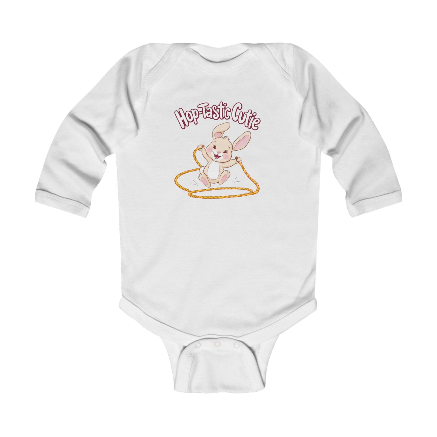 Hop-Tastic Cutie Infant Long Sleeve Bodysuit